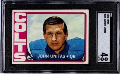 1972 Topps - #165 Johnny Unitas