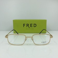New Authentic FRED Lunettes Alaska C1 Eyeglasses C. 006 Shiny Gold 54mm France