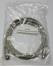 6ft PS2 Keyboard/Mouse Extension Cable MD6M/F 078-003