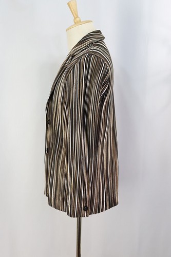 HOMME PLISSE ISSEY MIYAKE Brown Men's Jacket Size1 414 4667 - Picture 2 of 7