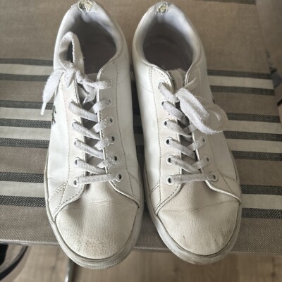 Lacoste Graduate Trainers Ladies White Size UK (REFA40)