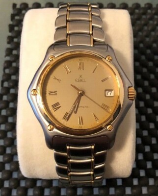 Ebel Senior Classic 1911 Herren Uhr 1080916 Stahl/18K Gold Automatik vom Händler