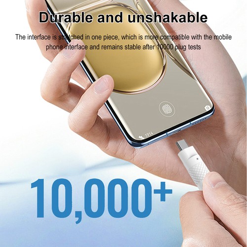 6A 120W USB C Data Lead Type C Fast Charger Cable For Huawei Samsung Android - Photo 7 sur 16