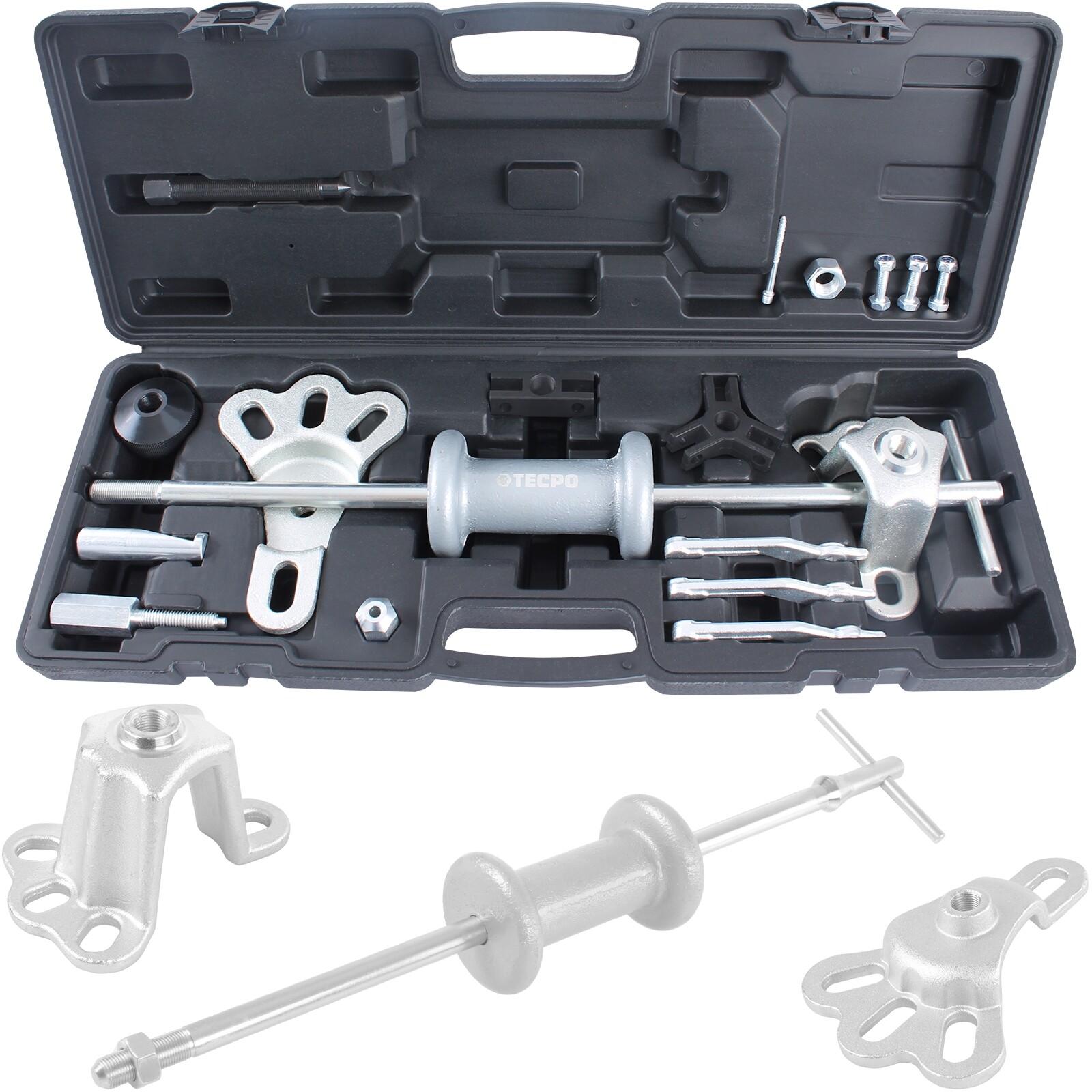 Juego de extractores de martillo deslizante universal extractor de cubo de rueda de 4-5 agujeros también carrocería