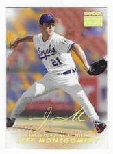 1999 Skybox Premium Jeff Montgomery Kansas City Royals Baseball Card #174