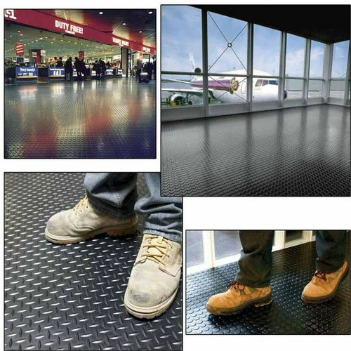 Anti-Slip Rubber 5 Rib Flooring designs Door Mat Box Floor Mat Sheets 1-10m wide - Picture 1 of 15