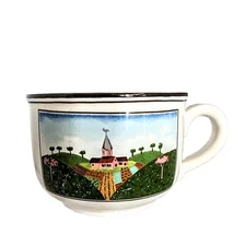 Villeroy & Boch Naif Farm & Duck Scene Coffee Cup 2 3/8" NEW