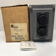 Allen Bradley 800H-2HF4R Heavy Duty Push Button Station Ser D Booted Open/Close
