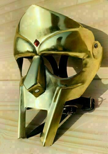 Medieval Gold MF Doom Gladiator Mask Mad-villain 18g Mild, Steel