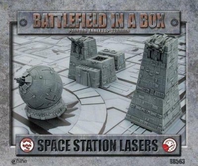 Battlefield In A Box Space Station Lasers. (9420020224537)