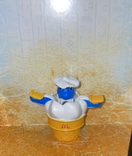 McDonalds McDino Food Changeables McDino Cone Happy Meal Toy 1990 Dinosaur Open