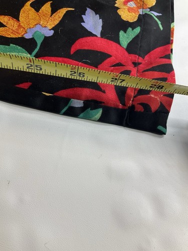 Natori Womens Satin Lounge Pajamas Set Red Floral Medium - Picture 4 of 5