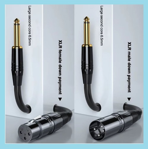 3,5 mm auf Mini-XLR-Buchse Stereo-Audiokabel 3,5mm auf 6,35mm XLR aufio kabel 1M