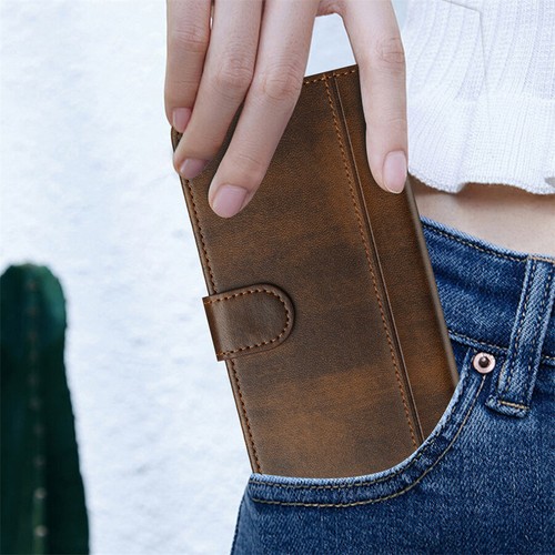 Luxury Flip Wallet Phone Case Cover for ZTE Blade A73 A35 A75 A53 A52 A53E V70 - Picture 9 of 20