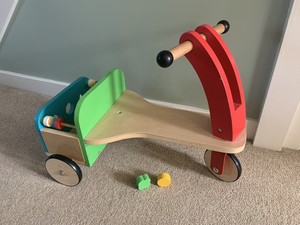 early learning centre wooden rocking horse