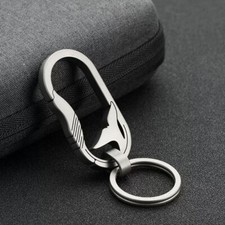 Titanium keychain Carabiner Car Waist Hanging Key Ring Backpack Buckle EDC Tool
