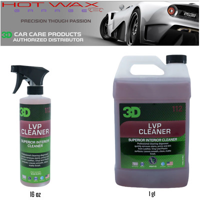 3D LVP Cleaner Removes Dirt/Grime/Grease From Leather, Vinyl, And Plastic 