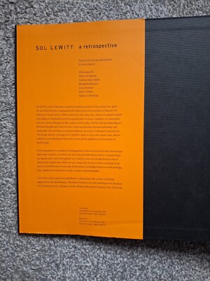 Sol LeWitt : A Retrospective by Gary Garrels (2000, Hardcover) for