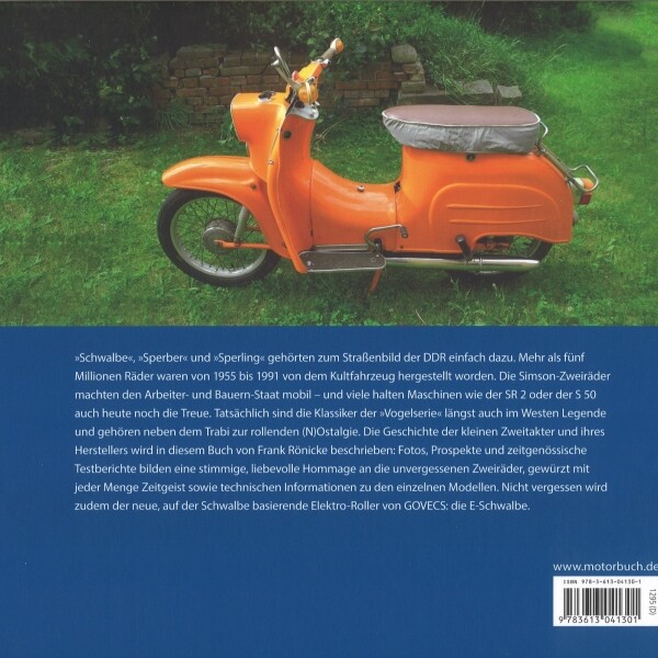 Thumbnail - Simson Schwalbe & Co. Ddr Nostalgie Vogelserie Sr2 S50 Zweitakter