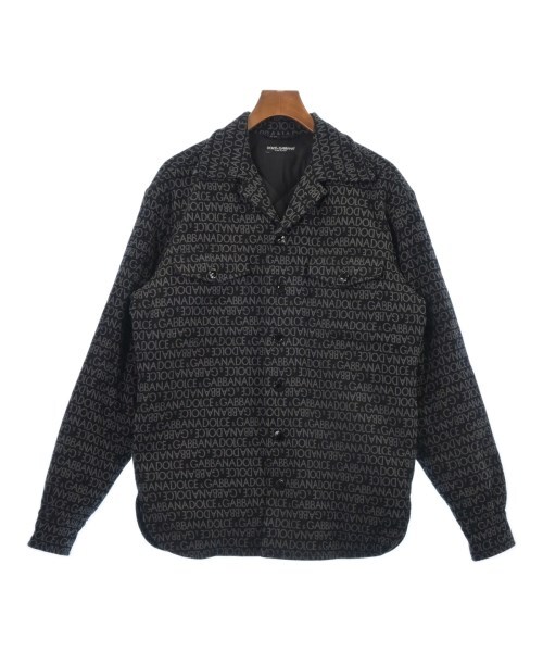 DOLCE&GABBANA Down Jackets / Down Vests BlackxGray(Patterned