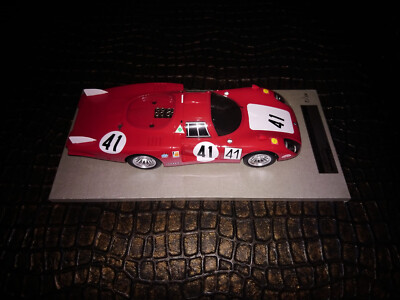 Alfa Romeo 33/2  Long Tial LeMans 1968 Tecnomodel 1:18  limitiert 81/100 OVP