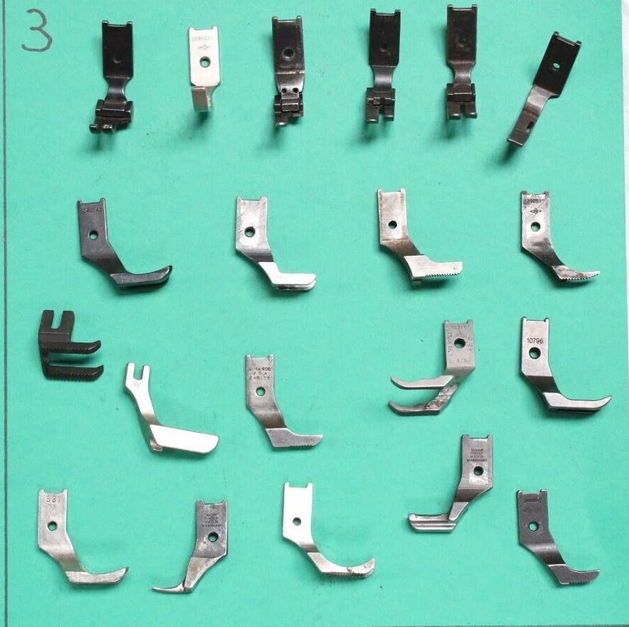 Singer 211G Industrial Sewing Machine Feet Attachments Multiple