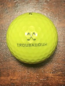 Troubadour Golf Club Souvenir Golf Ball. Top 100 Course. Titleist Pro V1