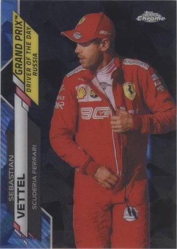 SEBASTIAN VETTEL 2020 Topps chrome formula 1 sapphire edition