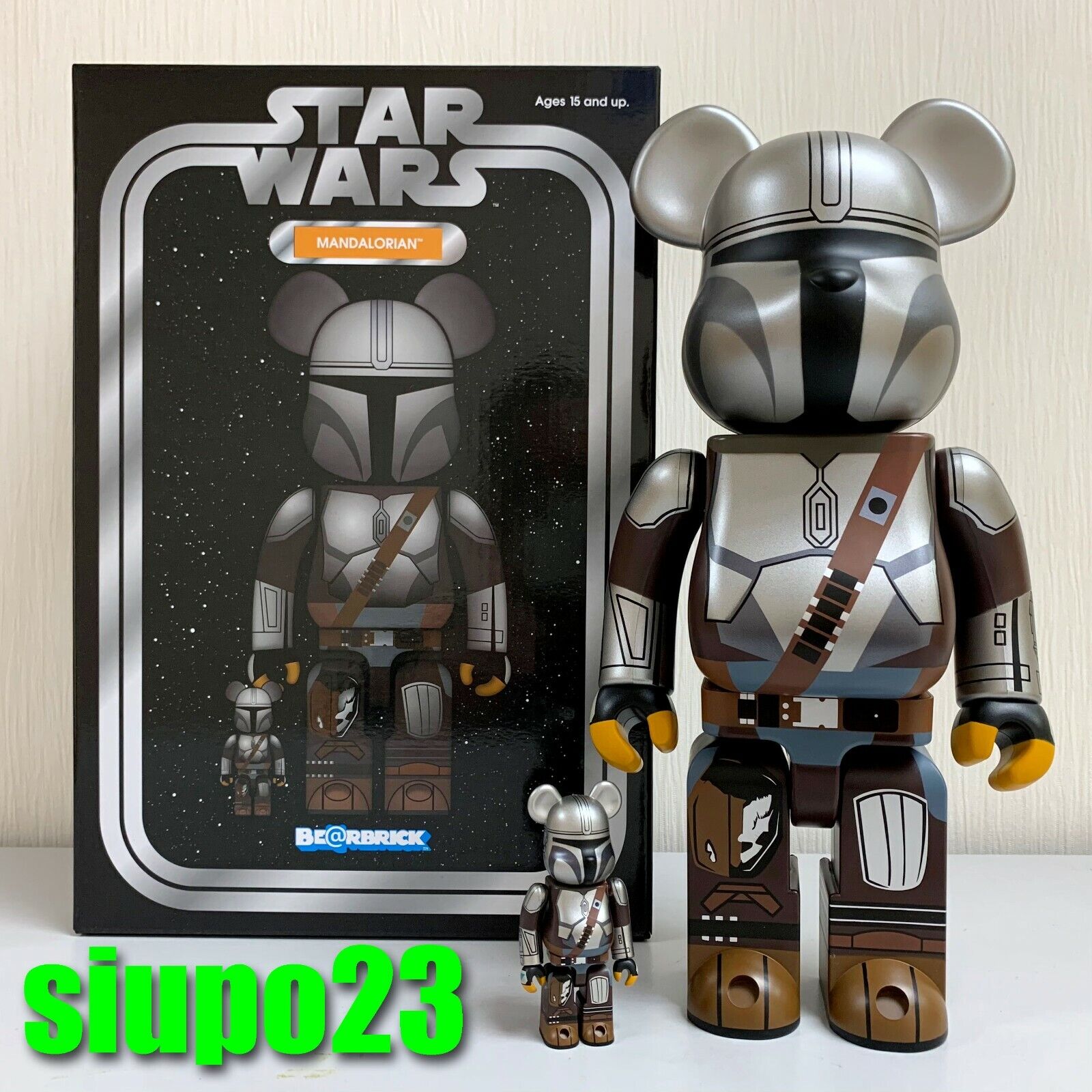 【値下】BE@RBRICK MANDALORIAN 100% & 400%セット