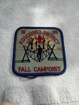 1999 Anthony Wayne Area Council Kosiusko Dist Fall Camporee Activity Patch