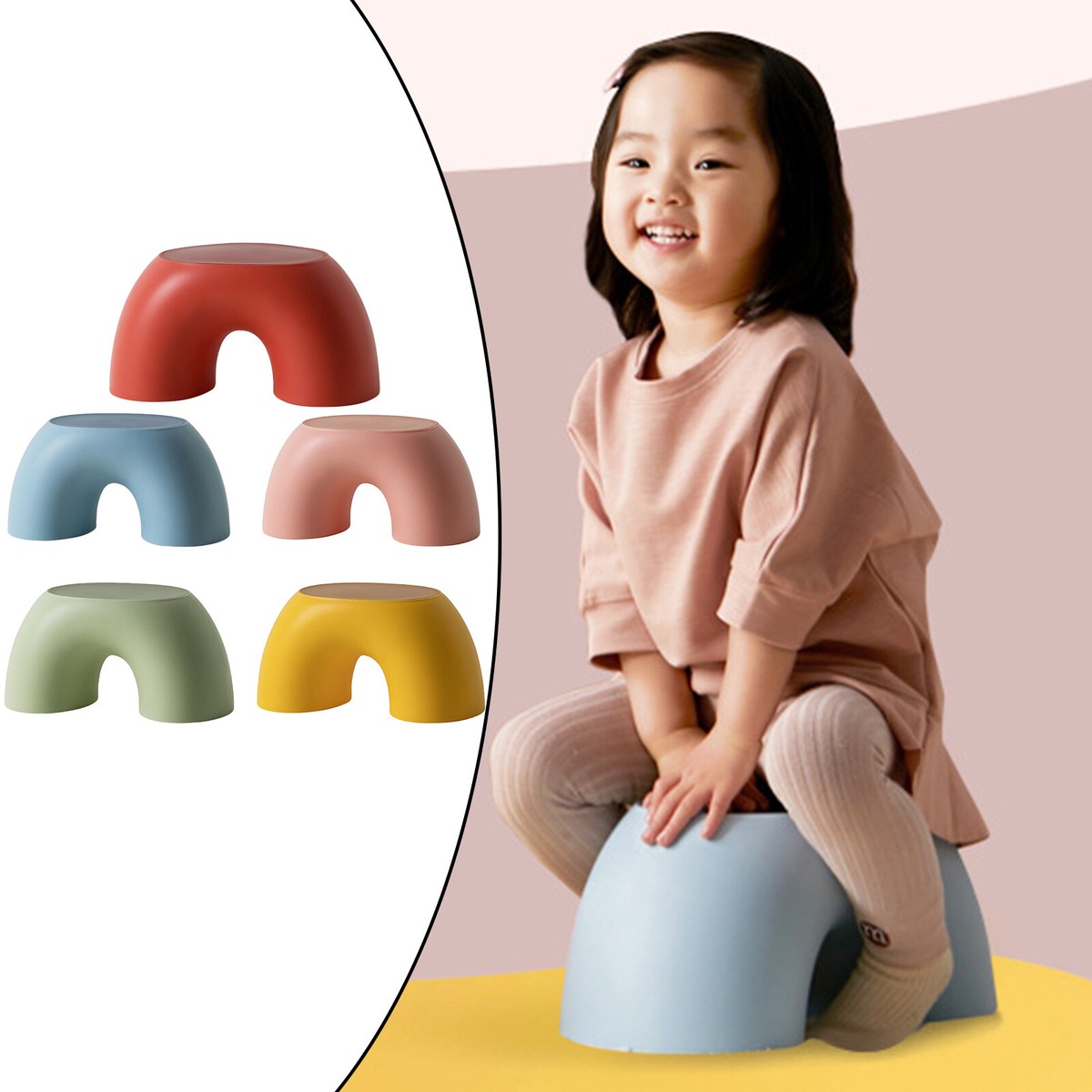 Simple Small Bench Room Furniture Kids Chair Step Stool Decoration