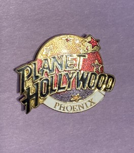 Planet Hollywood Phoenix- Closed 1990s, Pinback badge near mint