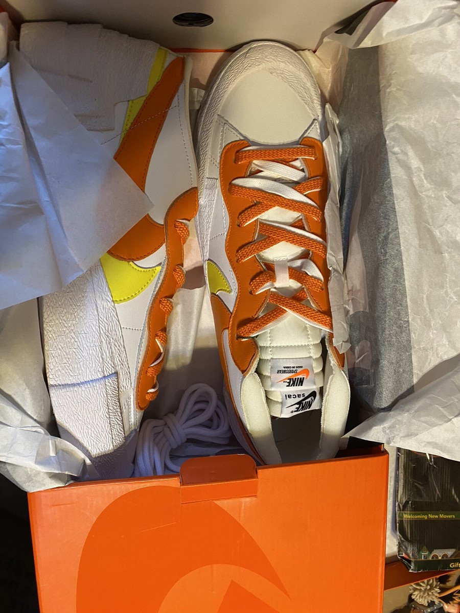Size 14 - sacai x Nike Blazer Low Magma Orange for sale online | eBay