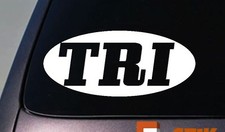 Tri Decal Sticker Triathlon Decal Sticker 6"