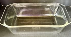 Vtg Clear Glass PYREX 215-B 9x5x3 Loaf Pan Bread Meat Baking Dish USA EUC