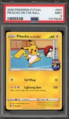 Pokemon Pikachu on the Ball Futsal #001 PSA 9 Mint | eBay