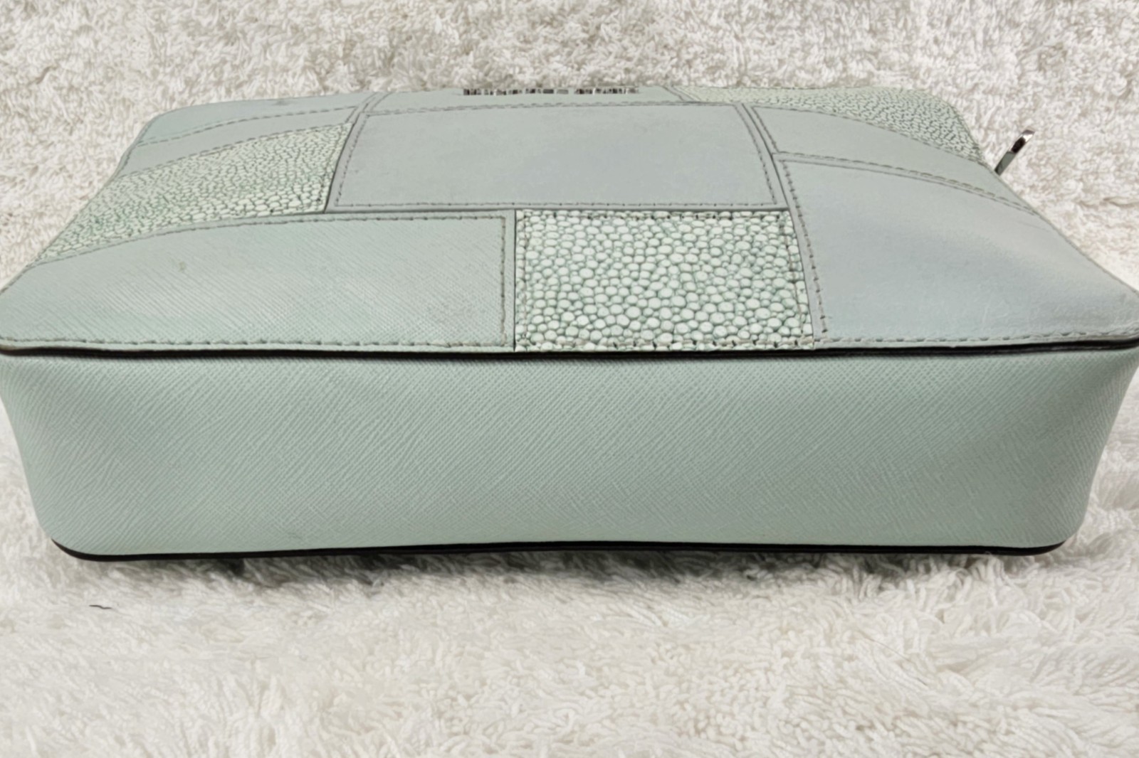 MICHAEL KORS Mint Green Patchwork Tiles Jet Set C… - image 6