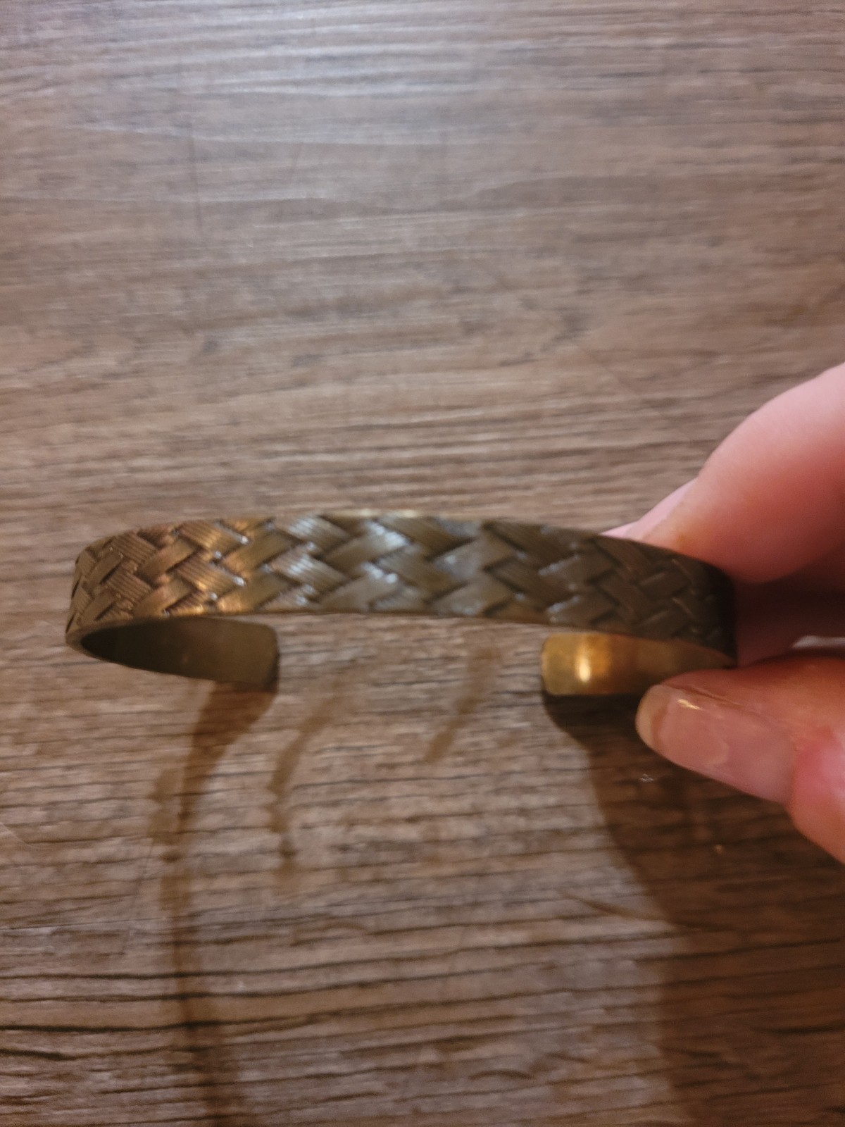 Vintage Solid Copper Cuff Bracelet For Women and … - image 8