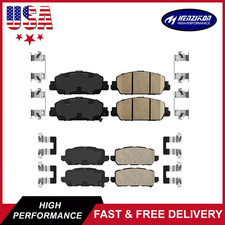8X D1654 D1841 Front and Rear Ceramic Brake Pads Set For Honda HR-V 2016-2022