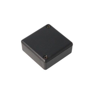Kunststoff-Gehäuse 50x50x20mm ABS schwarz 1551RBK von Hammond