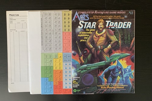 SPI wargame Ares magazine #12 Star Trader game compatible w/Universe unpunched - Picture 9 of 9