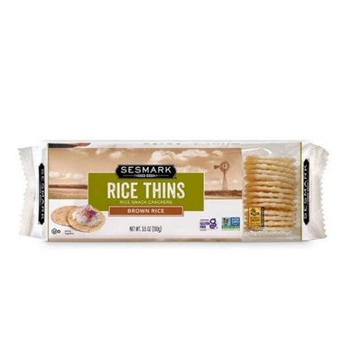 Rice Thin Sesame 4.25 Oz(Case Of 12)  by Sesmark