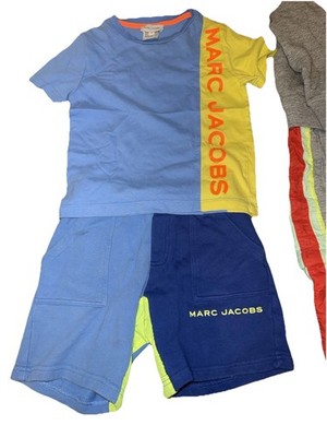 Marc Jacobs Boys Size 5 Outfit Bundle Hoodie T-Shirt Shorts Zip-Off Jogger Set