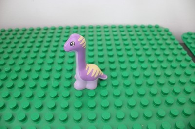 Duplo Dinosaur Animal Small Baby Brontosaurus Purple Petting Zoo Jurassic Long