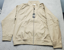 Greg Norman Golf Bomber Jacket Mens XXXL Tan ...