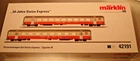 Märklin HO: 42191 SBB Passenger Car Set * 50 Years of Swiss Express * New + Original Packaging