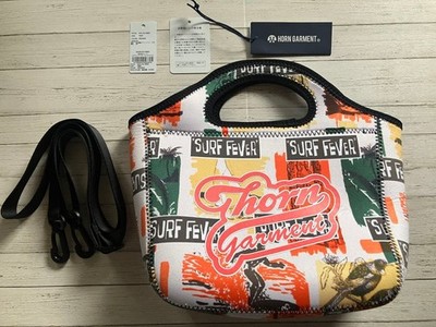 HORN G.M.T Sprout Mini Tote Bag 28cm x 26cm 2-Way Orange Polyester SBR