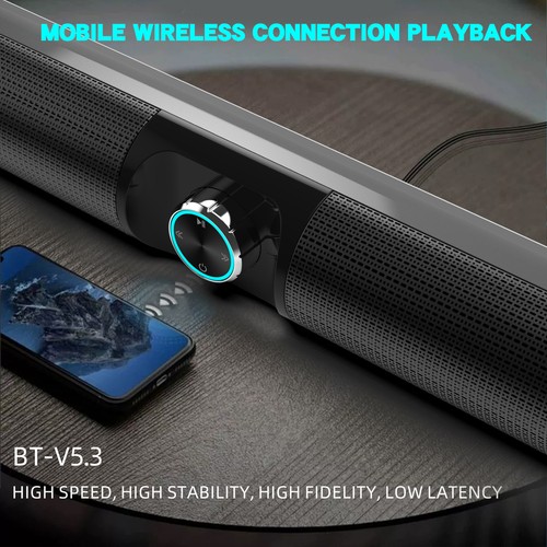 BS-55 Wireless BT Speaker Desktop TV Computer Home Outdoor Gaming Audio UK7 - Picture 17 of 24
