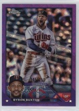 2023 Topps Chrome Logofractor Edition Purple Refractor /250 Byron Buxton #28 8k4