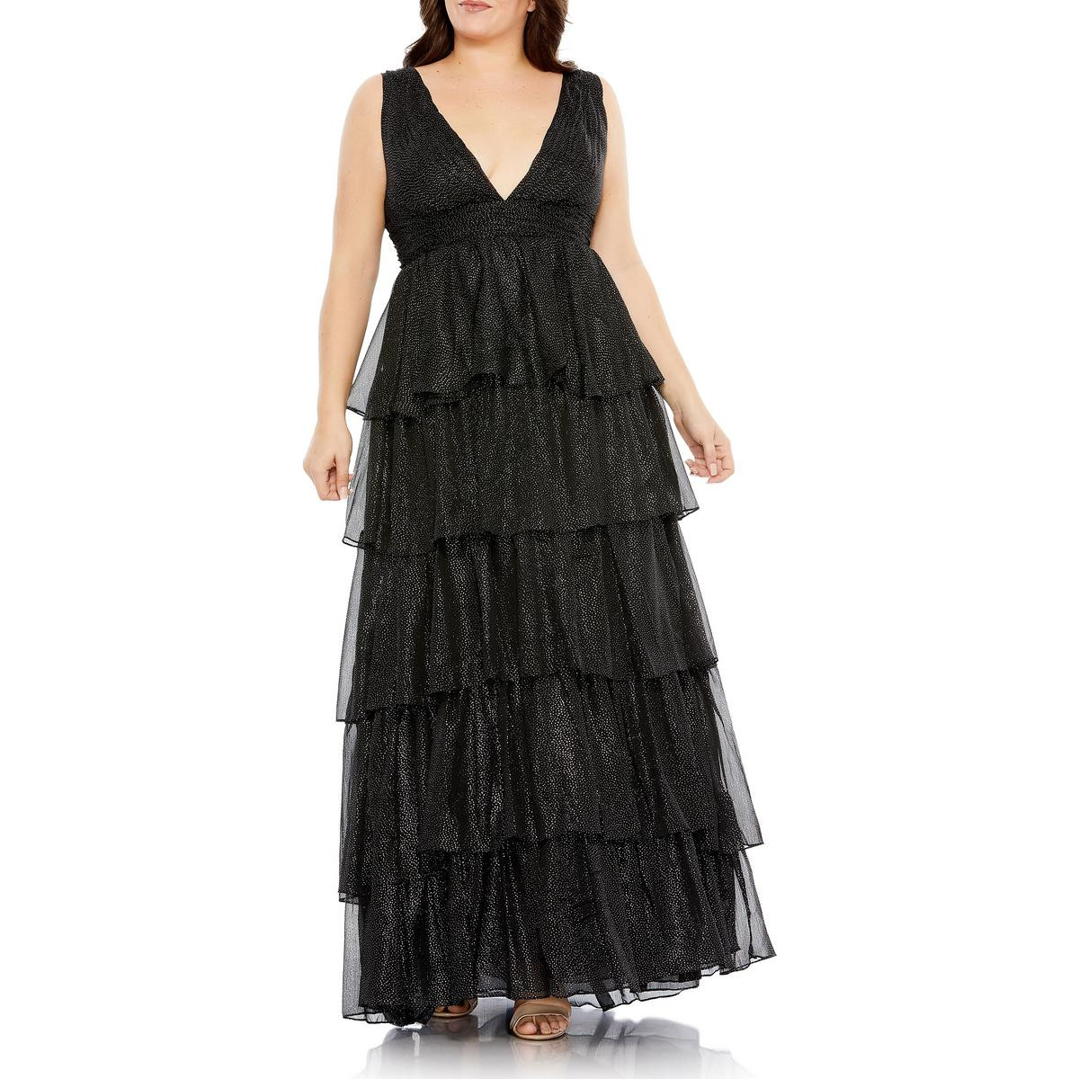 Женское шифоновое платье для коктейлей и вечеринок Mac Duggal BHFO 4312